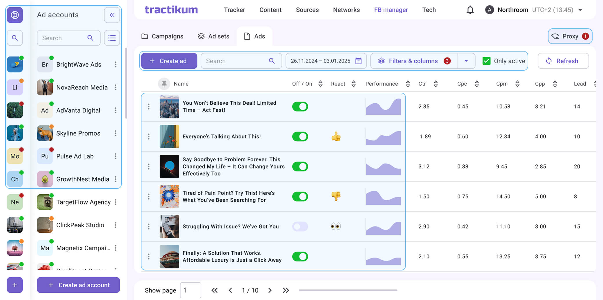 Трактикум — Фейсбук менеджер